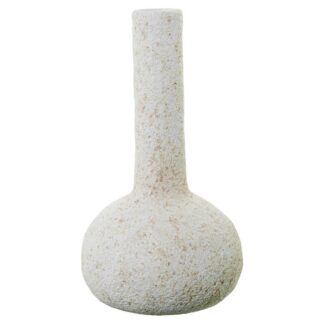 Jarrón Cerámica 36,5cm Crudo Textura Orgánica Ø20x36,5cm