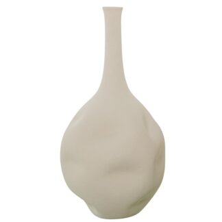 Jarron Ceramica 46cm Beige 22x22x46cm