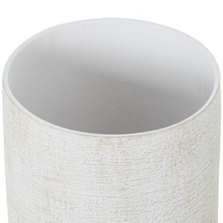 Jarron Ceramica 50cm Blanco/beige 24x50cm