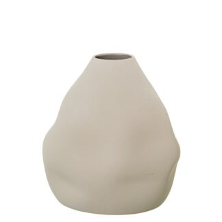 Jarron Ceramica Impermeable 26cm Beige 24x24x26cm