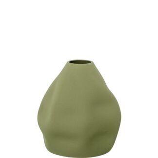 Jarron Ceramica Impermeable 26cm Verde 24x24x26cm