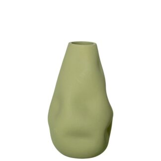 Jarron Ceramica Impermeable 28cm Verde 17x17x28cm