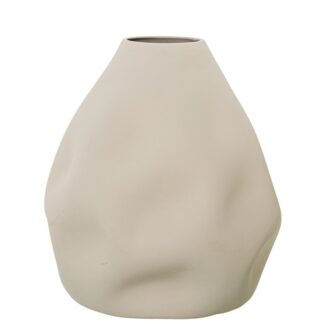 Jarron Ceramica Impermeable 34cm Beige 30x30x34cm