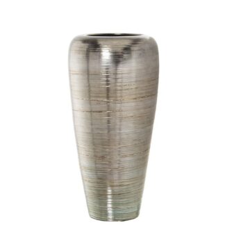Jarron Ceramica Plata 71cm Ø35x71cm