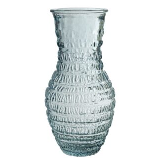 Jarrón Cristal 34cm Transparente Ø17x34cm