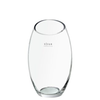 Jarrón Cristal Transparente Ø16x30cm