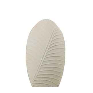 Jarrón Metal 41cm Blanco 26x11x41cm