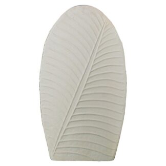 Jarrón Metal 54cm Blanco 32x13x54cm