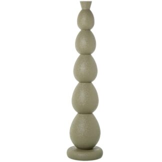 Jarron Metal Acabado Mate Verde Ø27x115cm