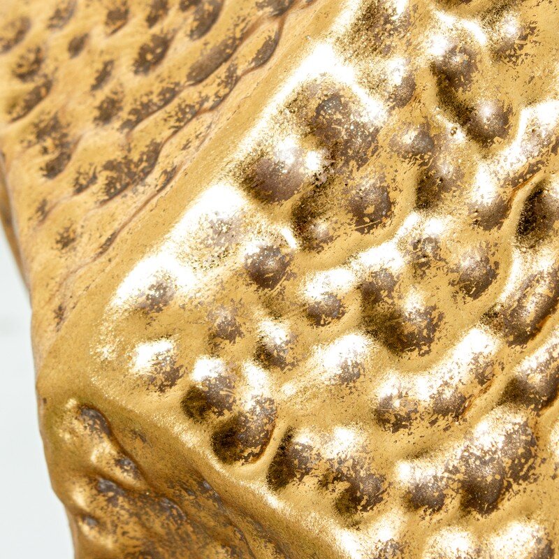 Jarrón Metal Dorado Ø28,5x37cm - Image 3