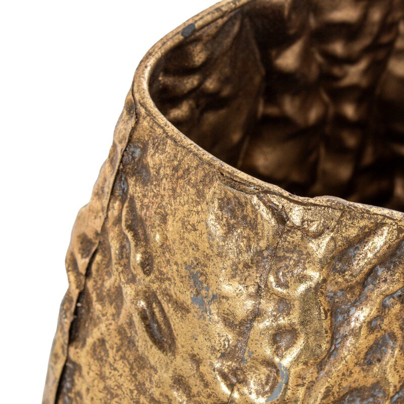 Jarrón Metal Dorado 32x13x44cm - Image 3