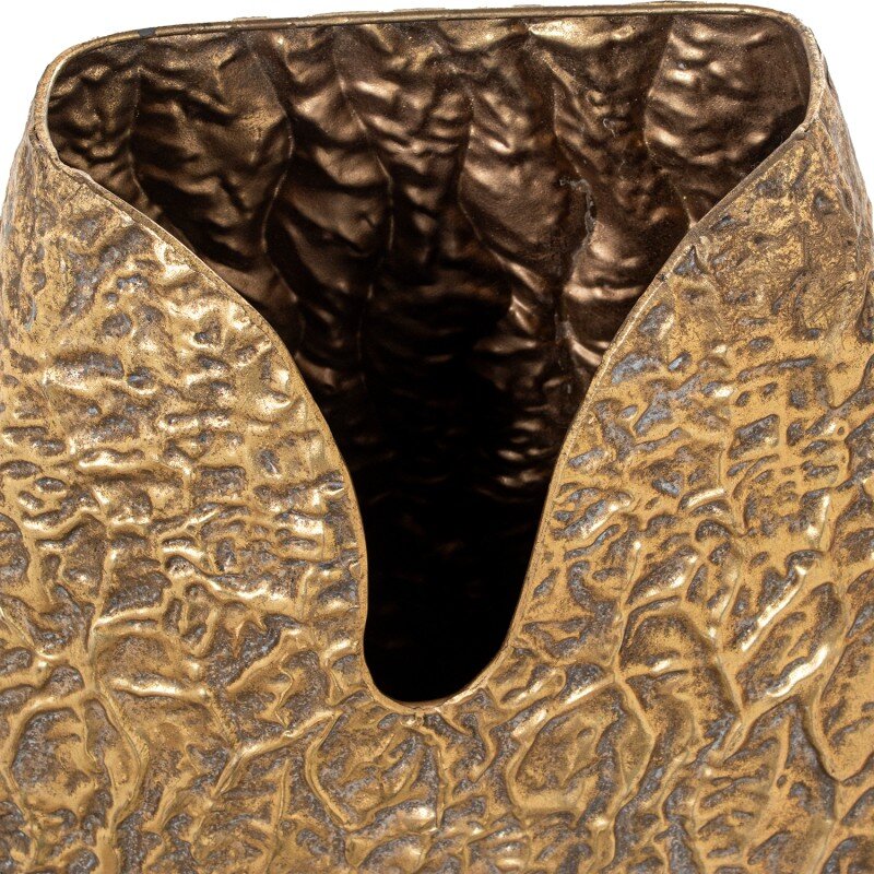 Jarrón Metal Dorado 32x13x44cm - Image 4