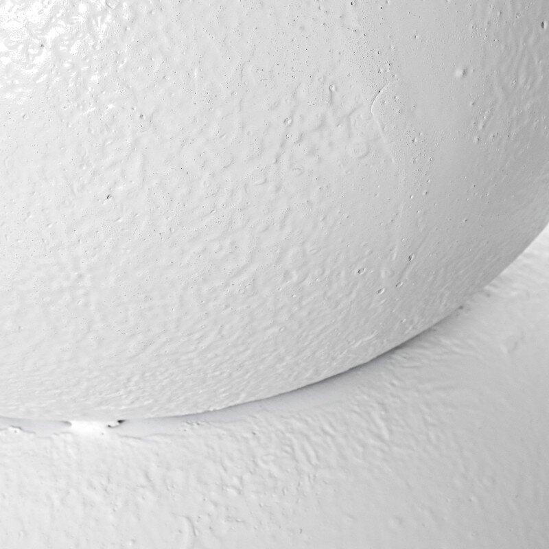 Jarrón Metal Hierro Blanco Ø36x75cm - Image 6