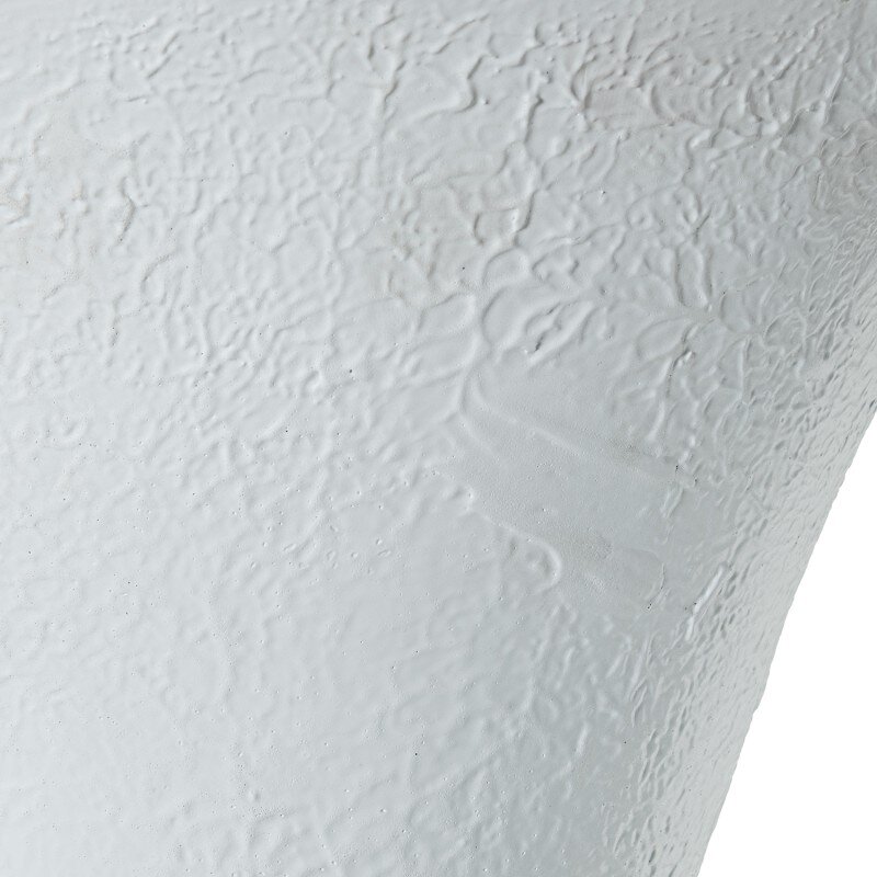 Jarrón Metal Hierro Blanco Ø40x83cm - Image 3