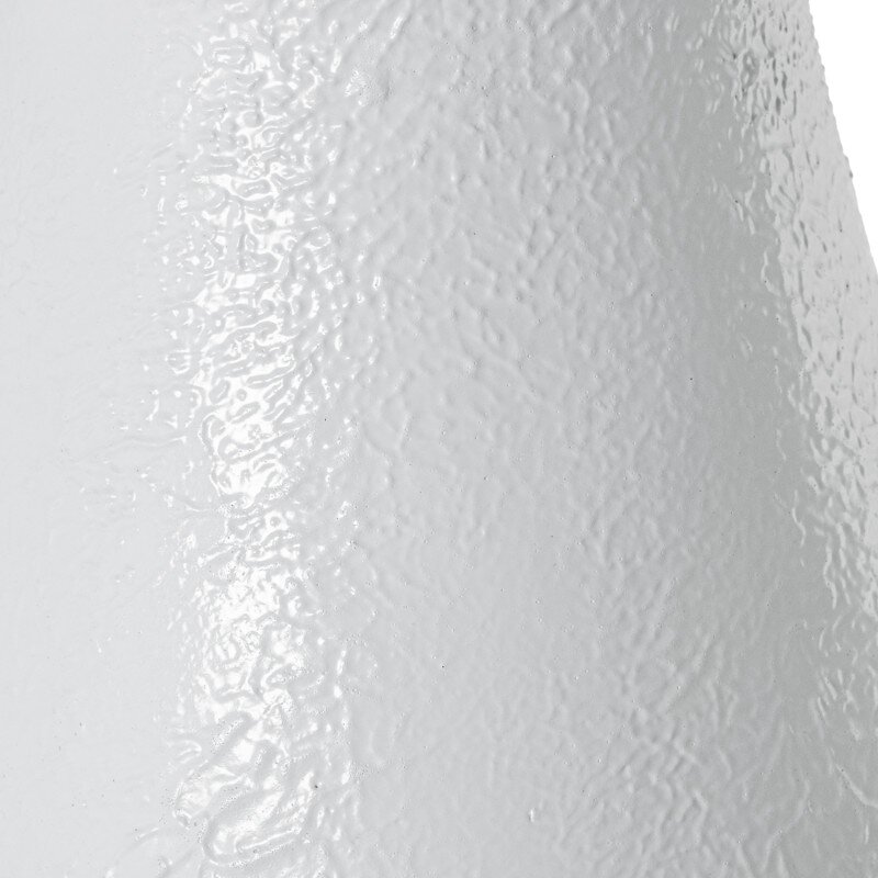 Jarrón Metal Hierro Blanco Ø40x83cm - Image 6