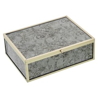 Joyero Cristal Decorado 20x16x6,7cm