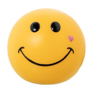 Lámpara Led Sobremesa Smiley Poliresina 16x16x14cm Led No Sustituible