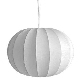 Lámpara Techo Hierro Pantalla Algodón, 1xe27 Max.60w No Incl Ø32x22cm