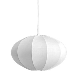 Lámpara Techo Hierro Pantalla Algodón Ø30x18cm, 1xe27 Max.60w No In