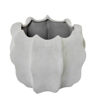 Macetero Cactus Ø33cm Cerámica Gris Arena Ø33x28cm