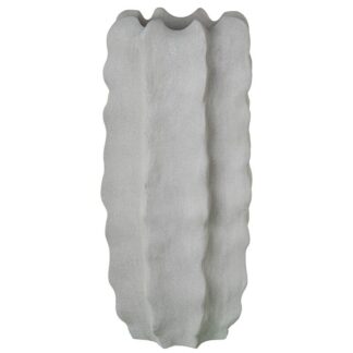Macetero Cerámica 87cm Gris Arena Ø38x87cm Hueco:ø17x17cm