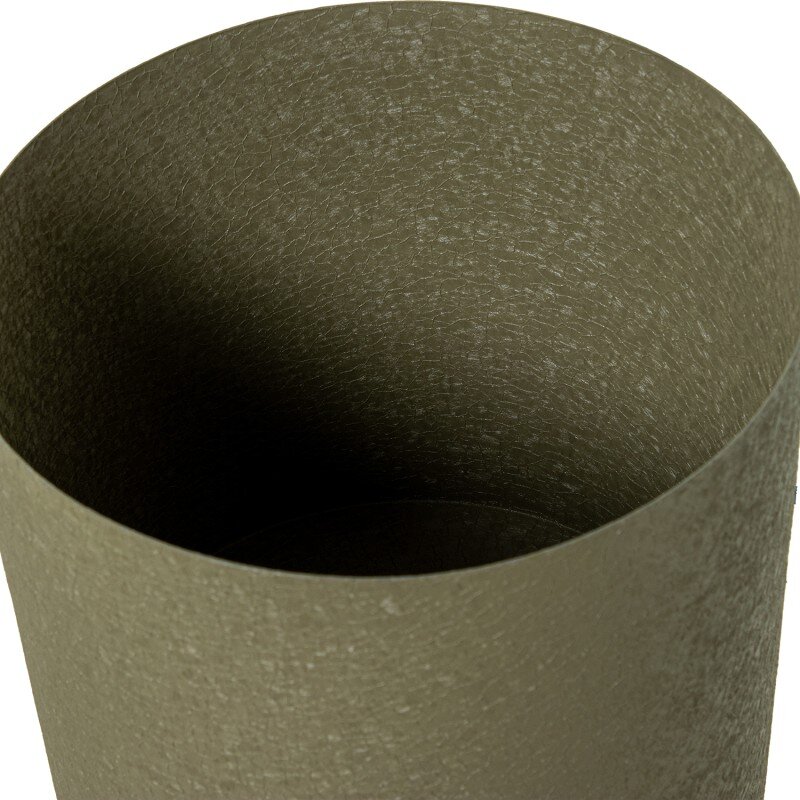 Macetero C/pie Metal Acabado Mate Verde Ø23,5x73cm - Image 5