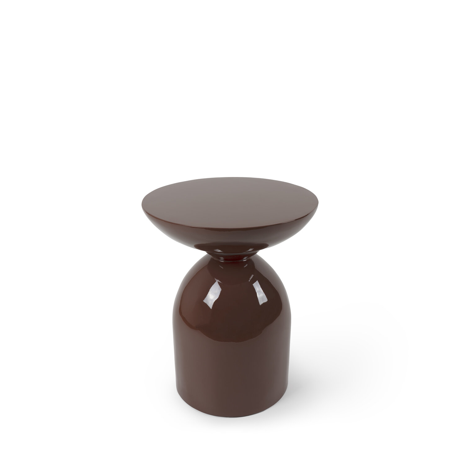 Mesa auxiliar DORIAN terracota brillo - Image 3