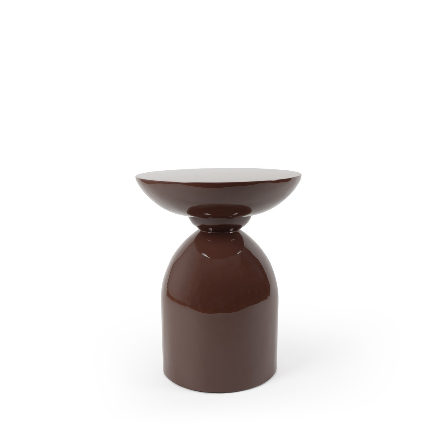 Mesa auxiliar DORIAN terracota brillo - Image 4