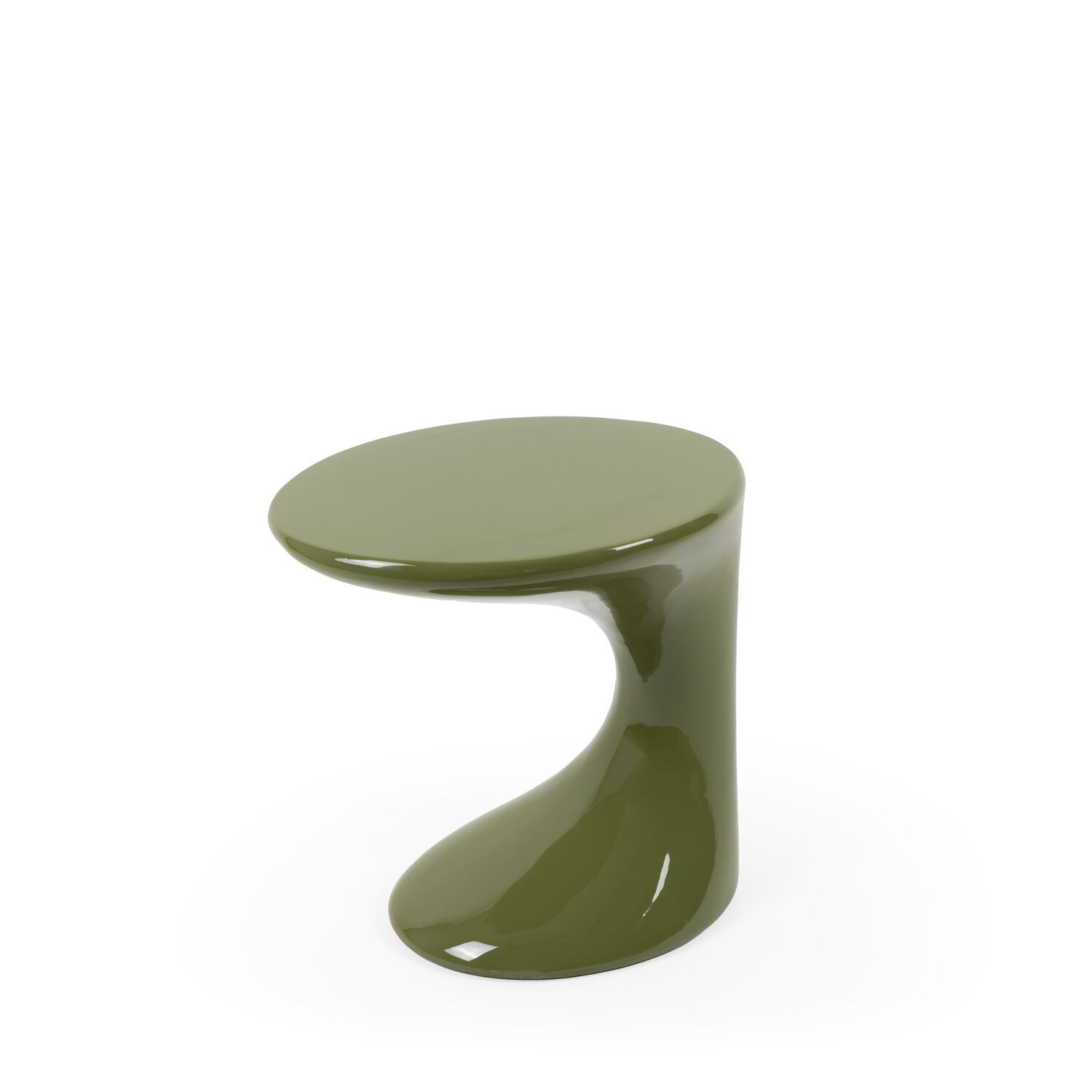 Mesa auxiliar LIAM verde brillo - Image 3
