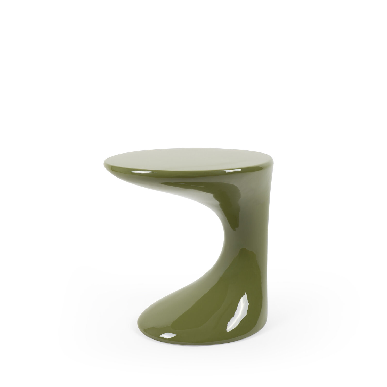 Mesa auxiliar LIAM verde brillo - Image 4