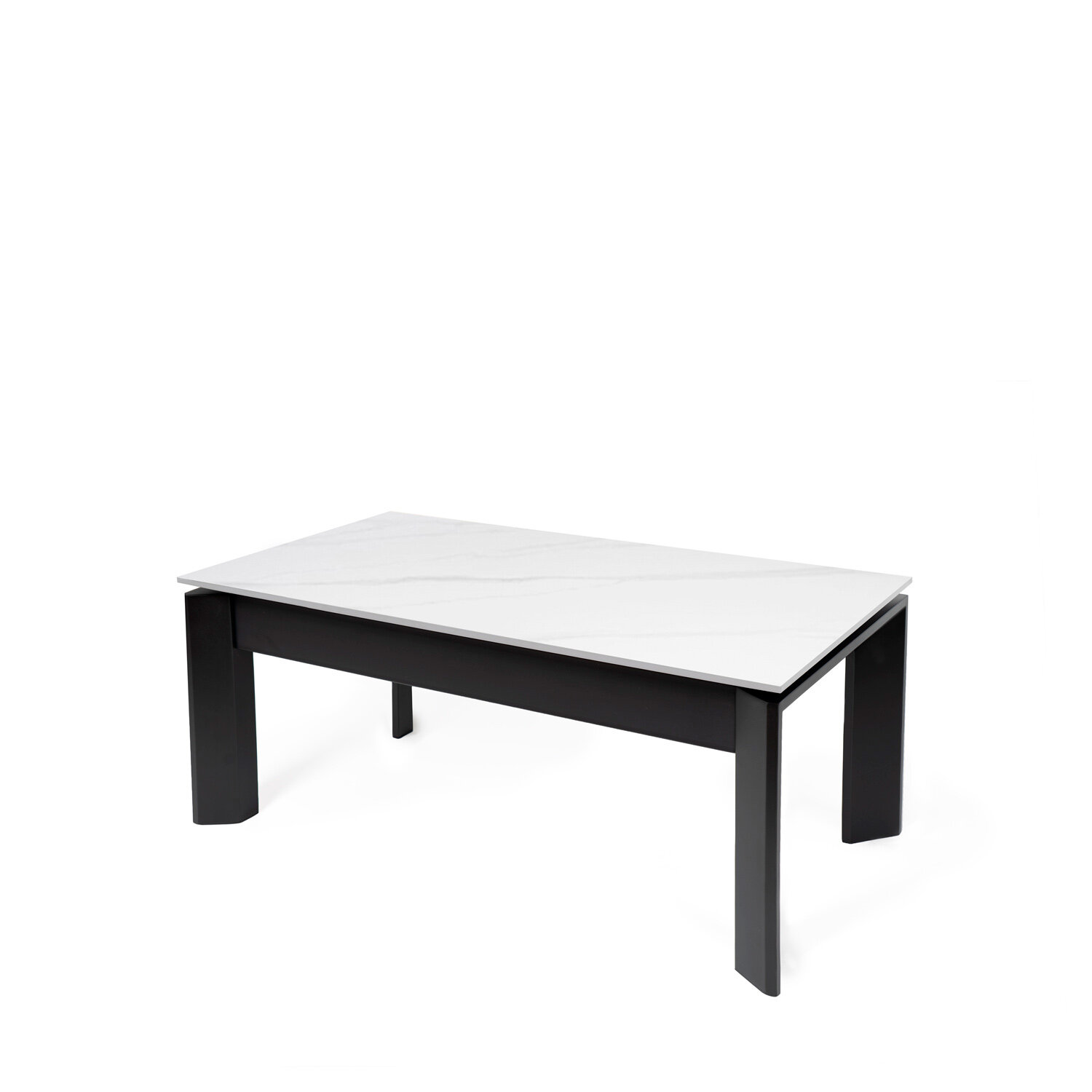 Mesa centro elevable OLIVER blanco/negro - Image 3