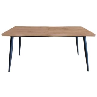 Mesa De Comedor Metal Tablero Dm C/lámina Melamina 160x80x75cm