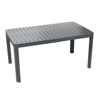Mesa Extensible Aluminio Antracita 157/240x90x75cm