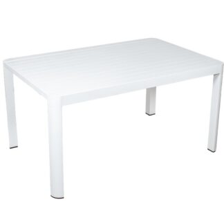 Mesa Extensible Aluminio Blanco 97/149x149x75cm