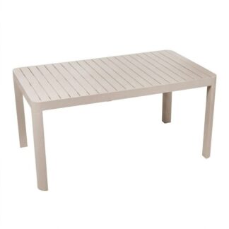Mesa Extensible Aluminio Crema 157/240x90x75cm