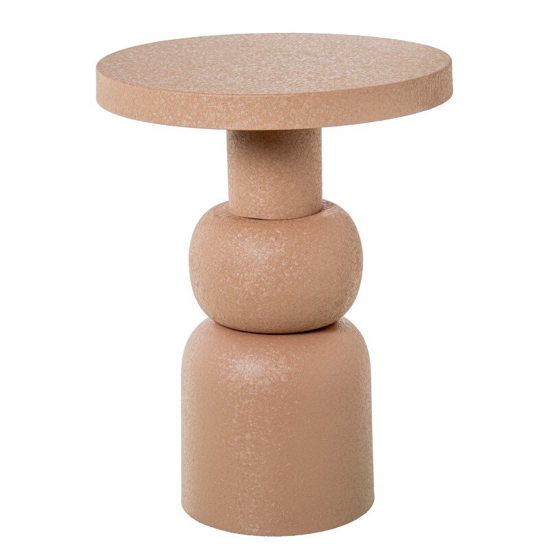 Mesa Metal Acabado Mate Rosa Ø40x53cm - Image 5