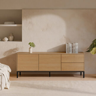 Mueble TV 160 GANTE (2 puertas + cajones)