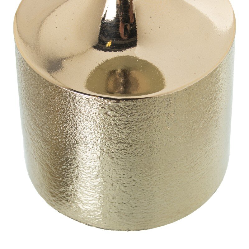 Palmatoria Aluminio Dorado Ø9x21cm, Para Velas Ø8cm - Image 3