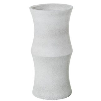 Paragüero Cerámica Beige Arena Forma Bambú Ø25x50cm