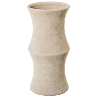 Paragüero Cerámica Beige Forma Bambú Ø25x50cm