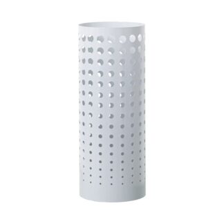 Paragüero Metal Redondo Blanco -circulos- Ø19x49cm