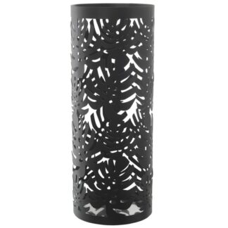 Paragüero Metal Redondo Negromate -hojas- Ø19x49cm