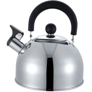 Pava Acero 2,5l C/silbador Apto Para Gas,vitro,inducc.,elec 20x19x22cm