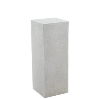 Pedestal Fibra De Vidrio Crudo Rugoso 30x30x80cm