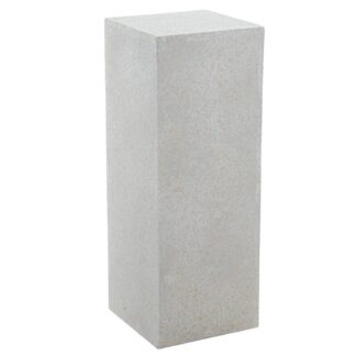 Pedestal Fibra De Vidrio Crudo Rugoso 38x38x100cm