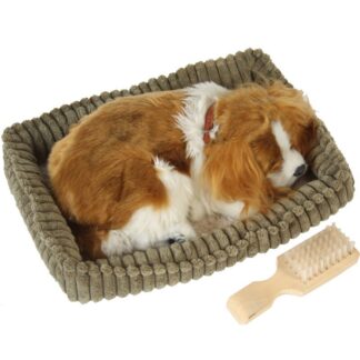 Peluche Con Movimiento Perro Cavalier King Charles 23x29x10cm