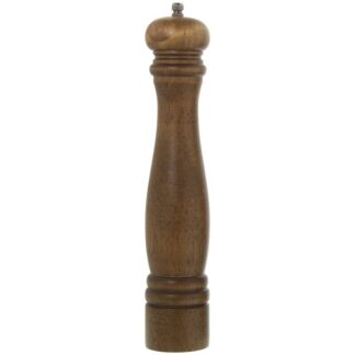Pimentero Madera 30cm Color Nogal Ø6x30cm, Madera De Caucho