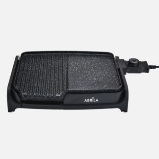 Plancha De Asar Y Gril Takao 1600w Negro Ceramico.antiadherente Termost.reg.calentamiento Rapido 8x47x28,5cm