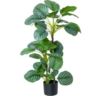 Planta Artificial Calathea Orbifolia 90cm-3 Troncos 90cm