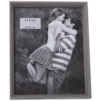 Portafotos Madera 20x25cm Ext:22,4x27,4x3cm, Dm+papel